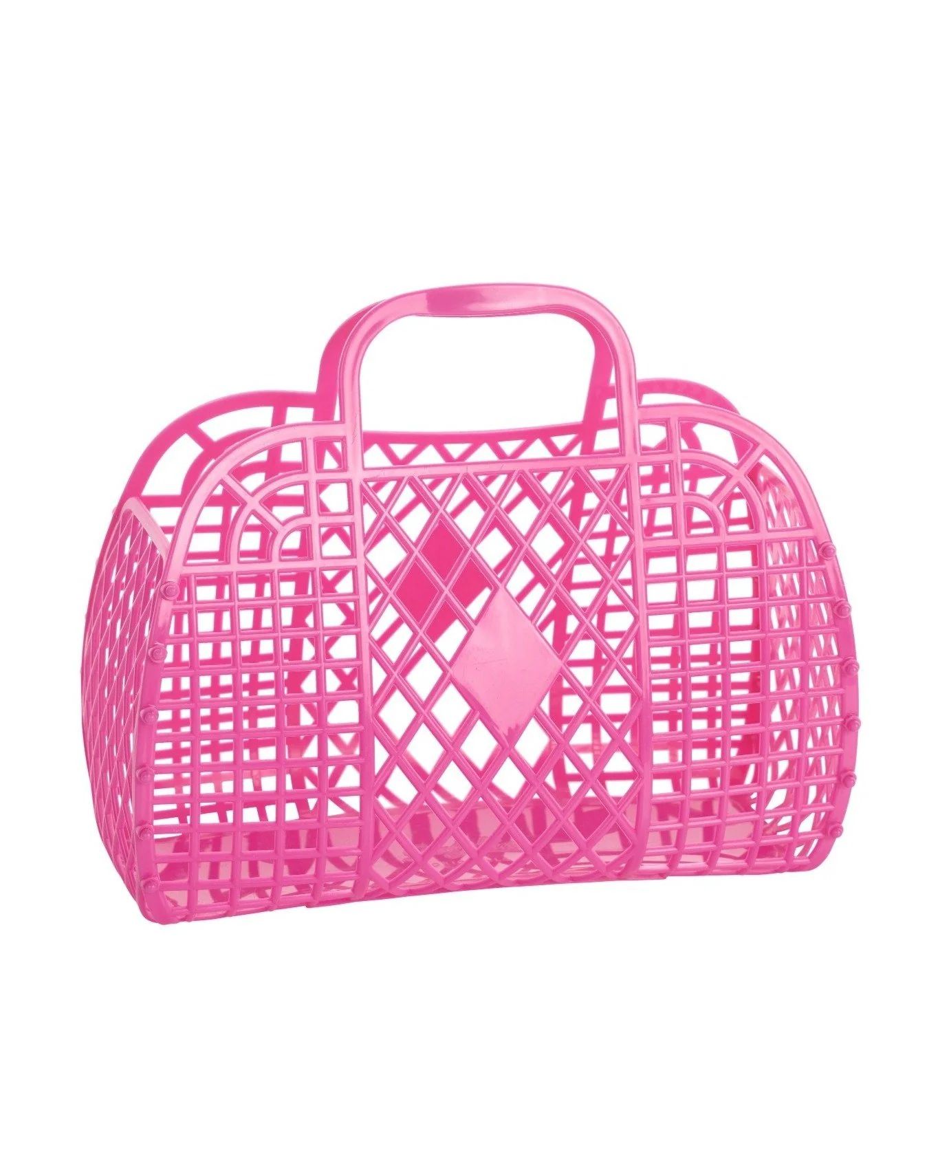 Retro Basket- Small Berry Pink | Bohemian Mama