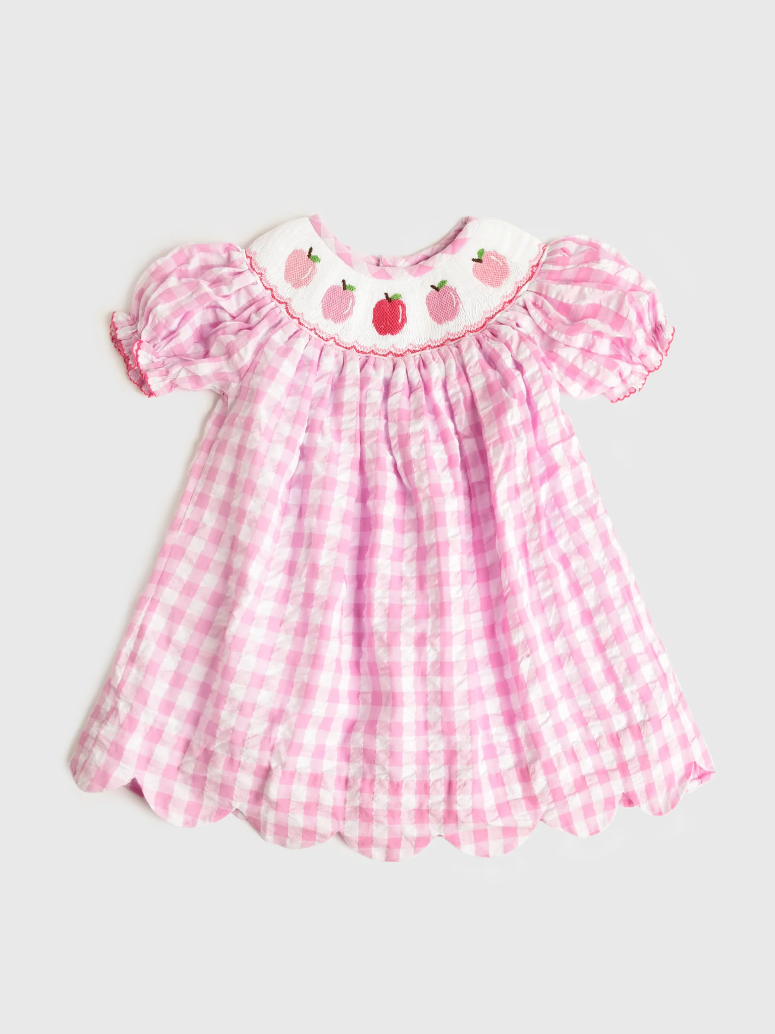POPPY KIDS CO
                      
                     Girls' Pink Apple Dress | Saint Bernard