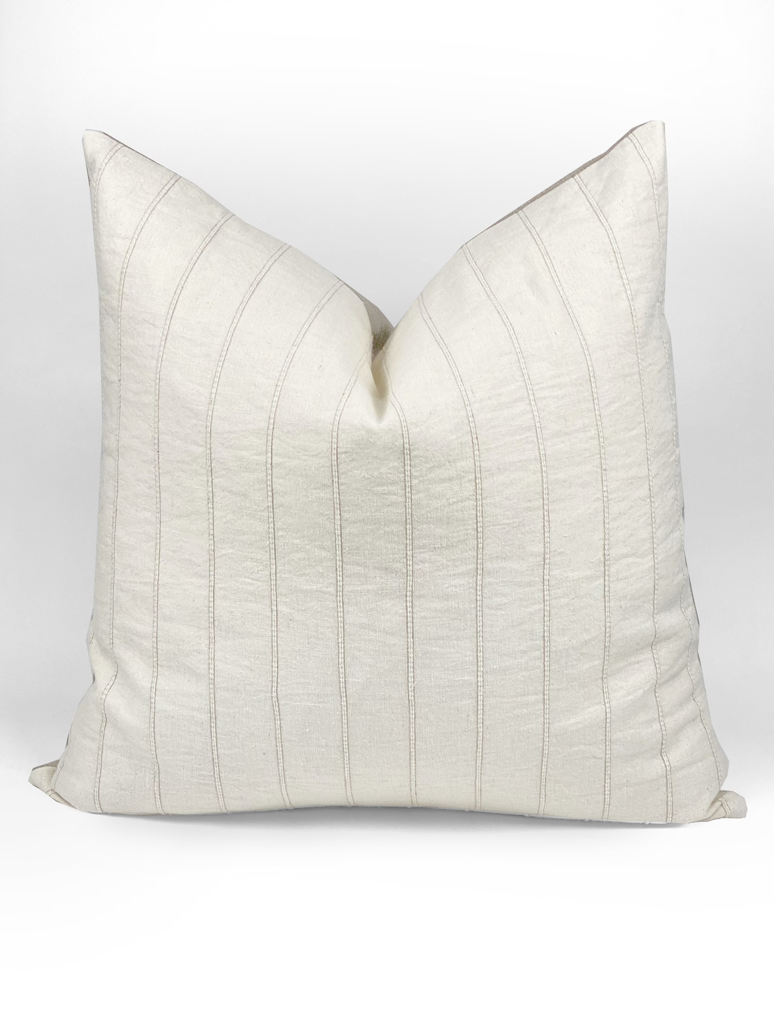 NEVE  Cream Stripe Pillow Cover Hmong Pillow Farmhouse - Etsy | Etsy (US)