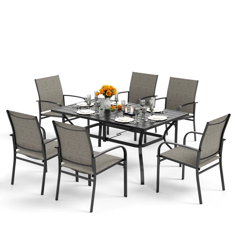 Argyri Rectangular 6 - Person 60" Long Dining Set | Wayfair North America
