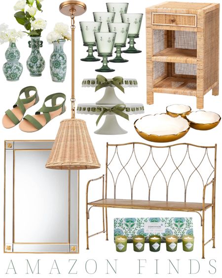 I love these bow cake stands so much |  living room | bedroom | home decor | home refresh | bedding | nursery | Amazon finds | Amazon home | Amazon favorites | classic home | traditional home | blue and white | furniture | spring decor | coffee table | southern home | coastal home | grandmillennial home | scalloped | woven | rattan | classic style | preppy style

#LTKhome