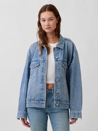Oversized Icon Denim Jacket | Gap (US)