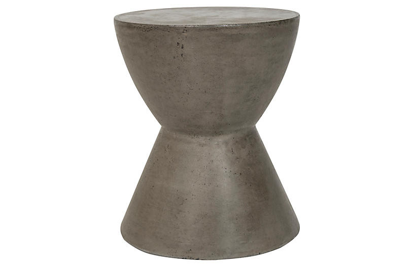 Heather Outdoor Side Table - Dark Gray | One Kings Lane