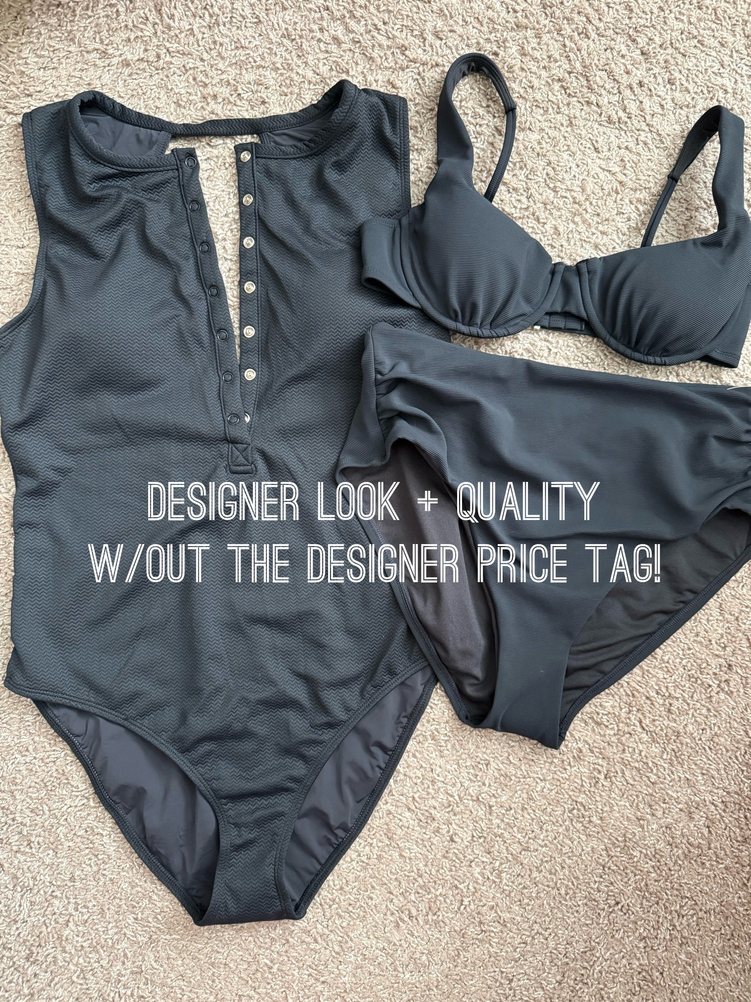 Designer look, Designer quality, swimwear, ribbed swimsuit, Target swimsuit, Andi Swim x Target, Time and Tru swim, Walmart swimsuit, affordable swimsuits, mom friendly swimwear

#LTKSeasonal #LTKmomlife #LTKSwim