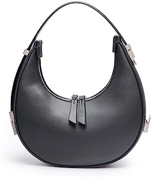 2023 New Ladies Genuine Leather Shoulder Handle Underarm Crescent Bag, Y2k Fashionable Adjustable... | Amazon (US)