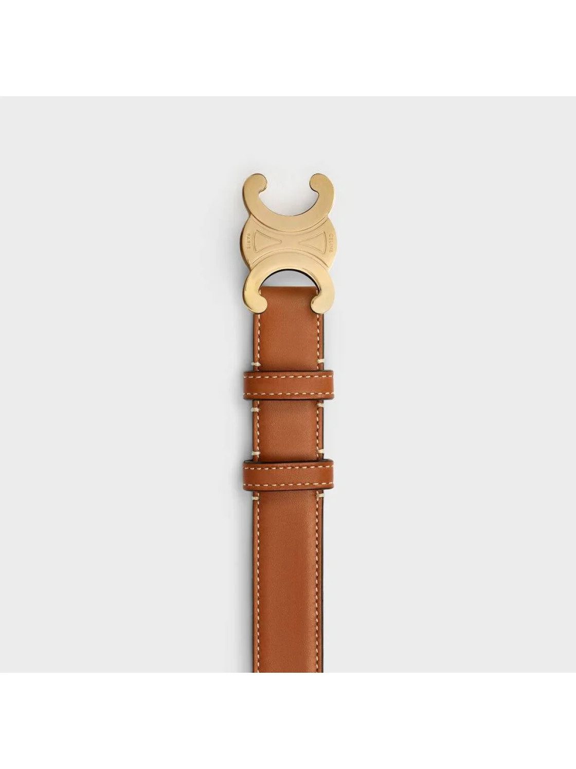 Triomphe Belt 25MM  IN Natural Calfskin | Senser US