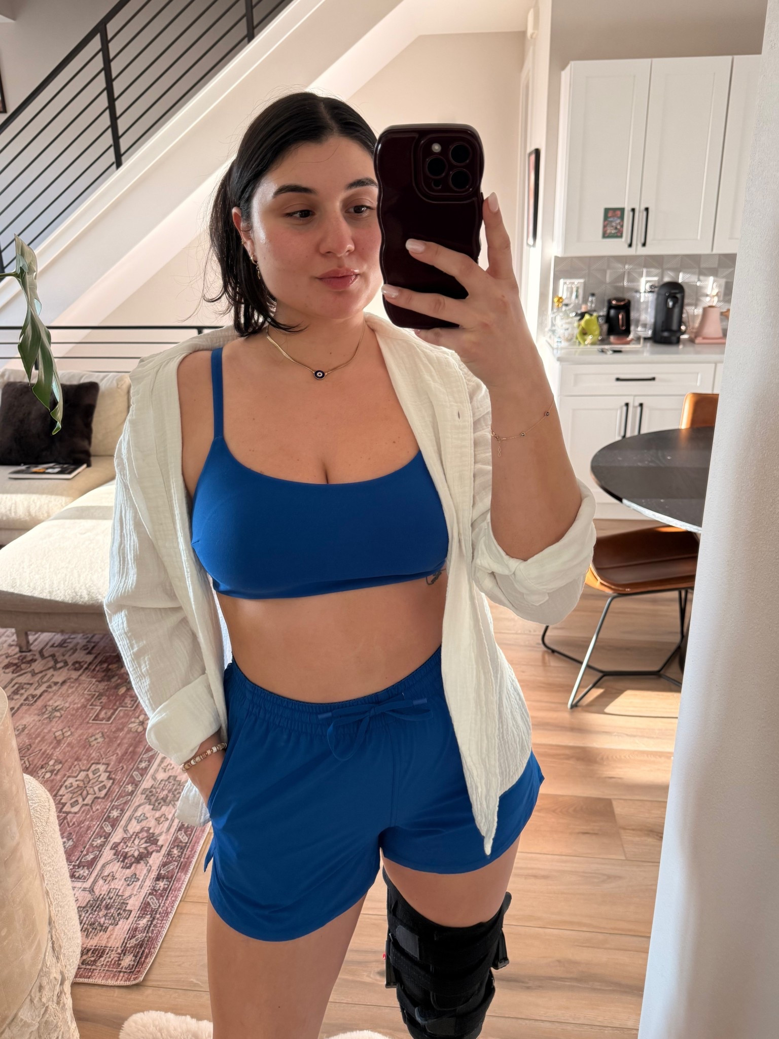 Galactic cobalt sports bra and running shorts. Sized up in the sports bra (C/D cup) because the wunder under series runs tight. Shorts are super light and freeing for running, basketball, tennis or any activity! 

#LTKActive