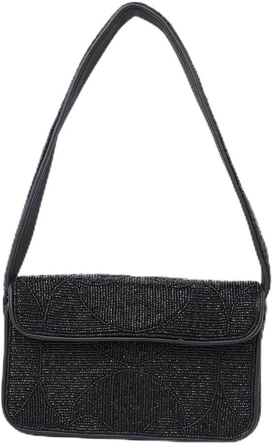 Indian Shelf Premium Handmade Geometric Beaded Bags for Women, Girls - Women Evening Shoulder Pur... | Amazon (US)