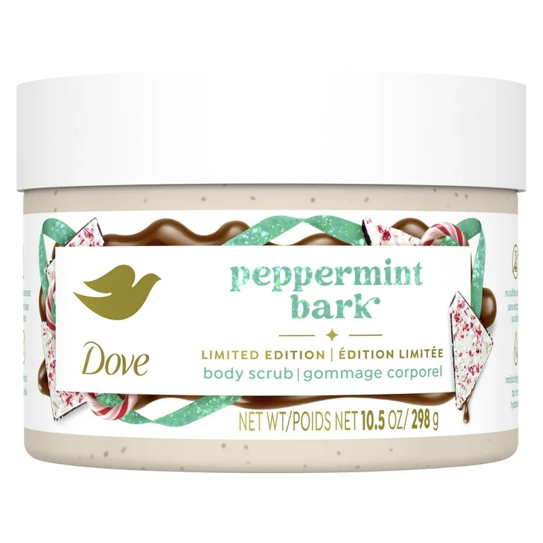 Dove Exfoliating Body Scrub for Women Peppermint Bark, 10.5 oz | Walmart (US)