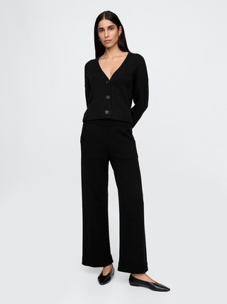 100% Cotton Relaxed Sweater Pants | Gap (US)