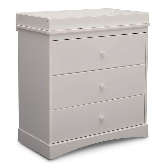 Delta Children Sutton 3 Drawer Dresser with Changing Top | Amazon (US)