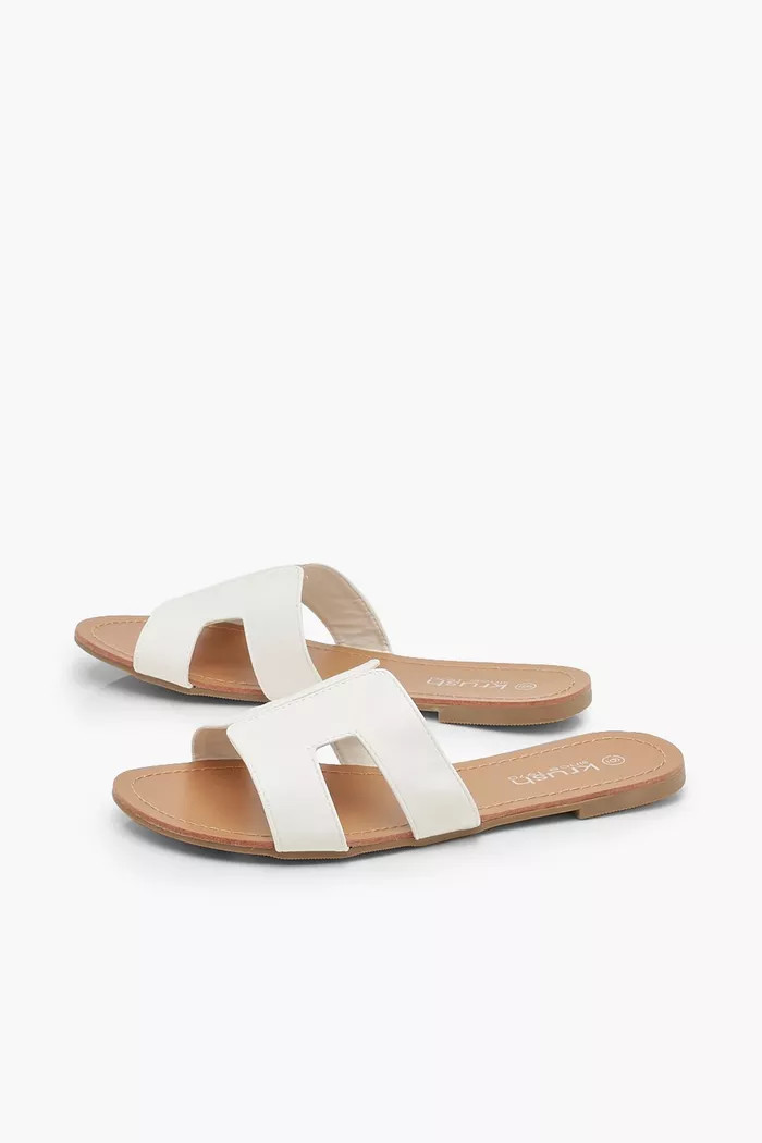 Wide Width Slides | Boohoo.com (US & CA)