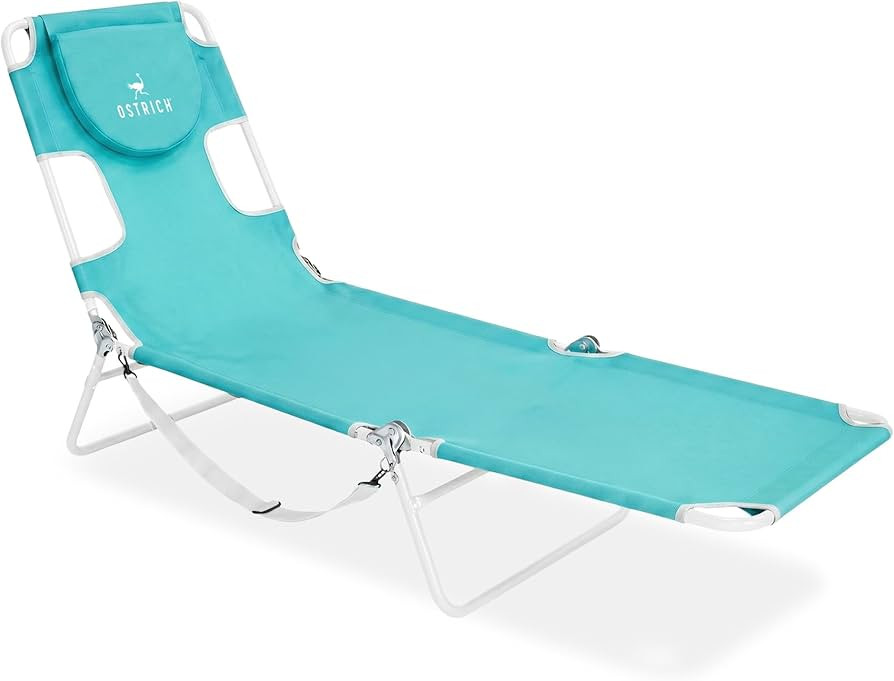 Ostrich the Original Chaise 72 x 22 Inch Lounge Portable Reclining Lounger, Outdoor Patio, Beach,... | Amazon (US)