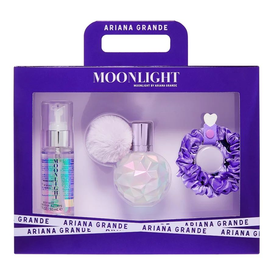 Ariana Grande Moonlight Fragrance Gift Set, 1.0 oz EDP + 1.7 oz Body Mist + Hair Scrunchies - Wal... | Walmart (US)