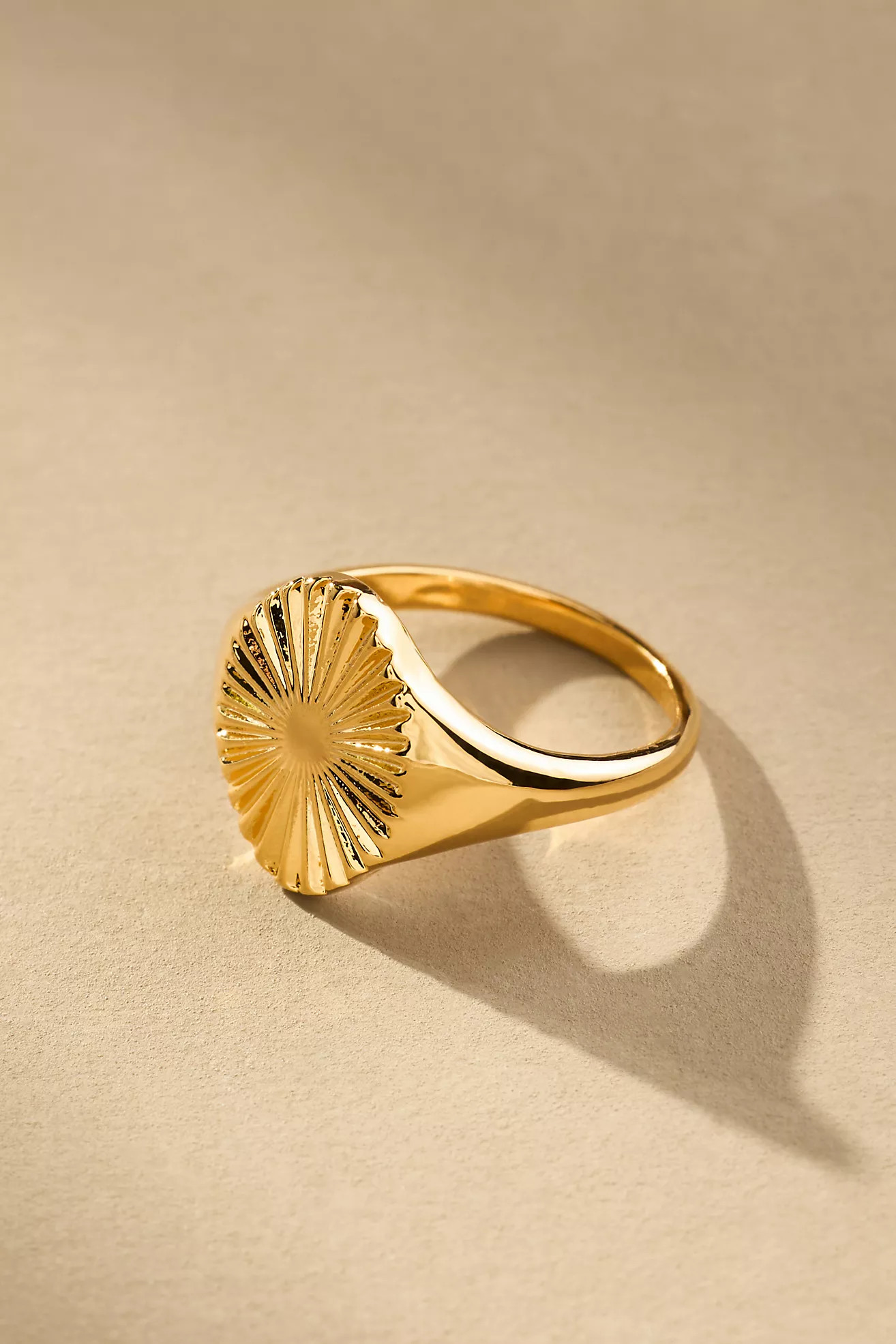 Sunburst Signet Ring | Anthropologie (US)