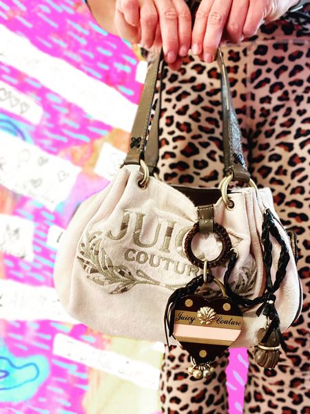 #vintage #Y2K era #JuicyCouture terrycloth logo handbag with BLING! 

#LTKitbag #LTKstyletip
