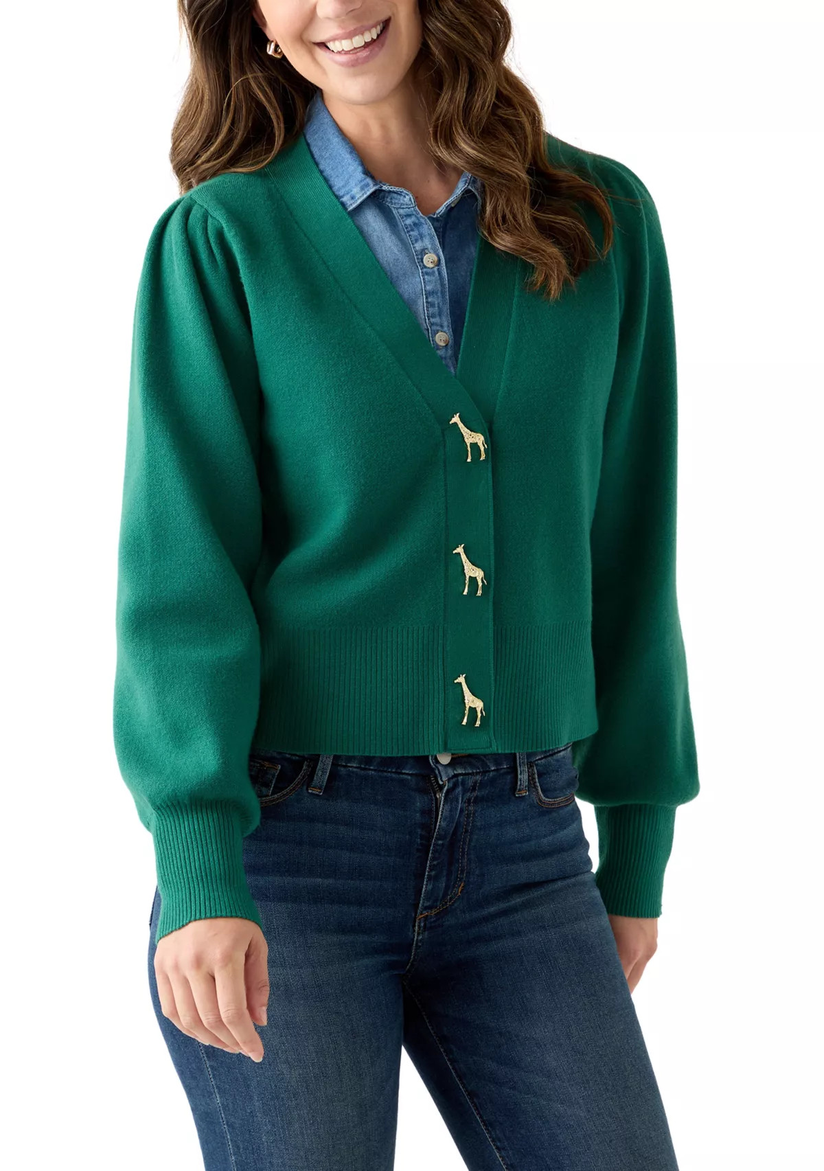 Crown & Ivy™Women's V-Neck Cardigan | Belk