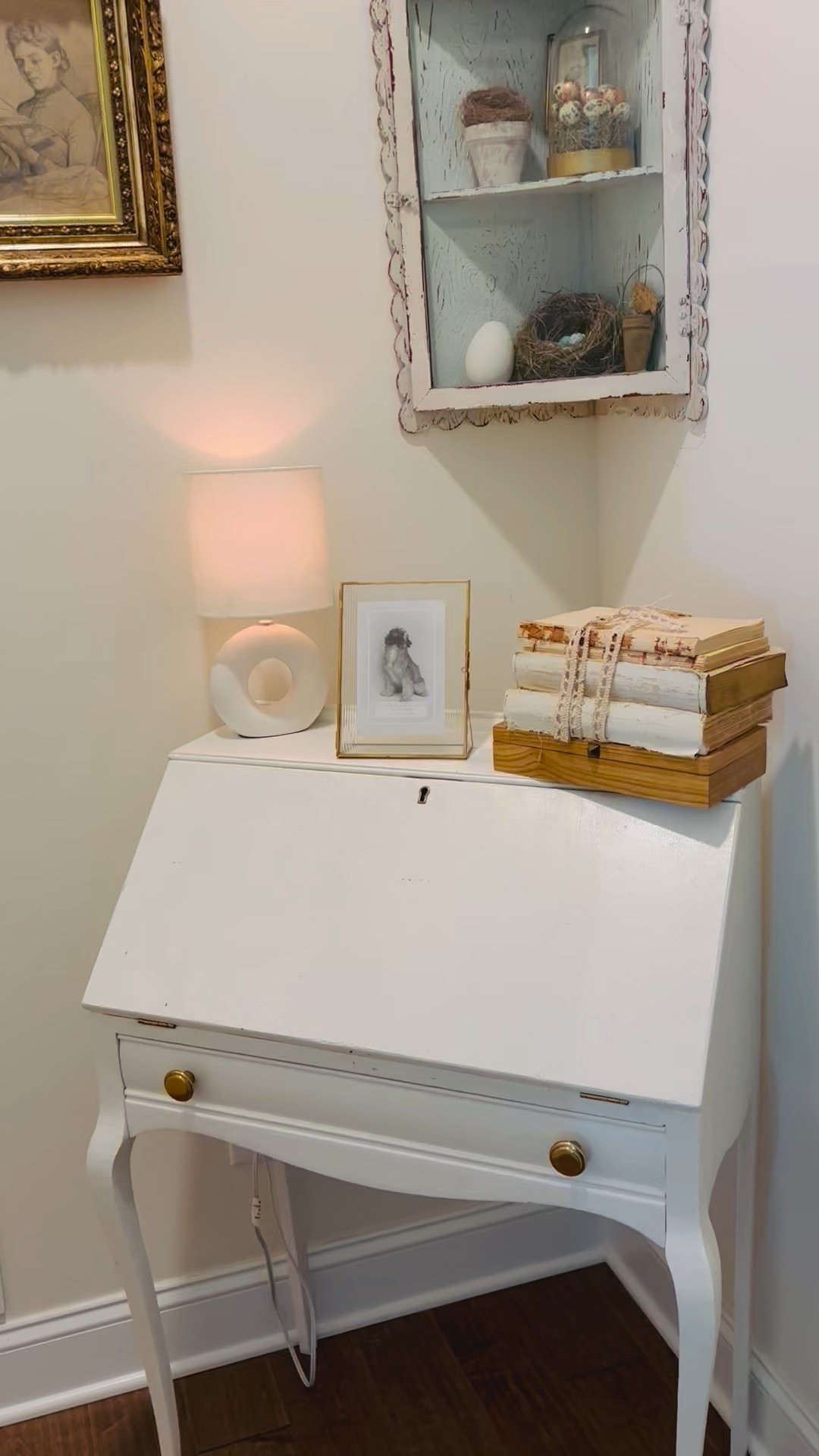 This aged brass frame with fluted glass is beautiful and affordable at less than $17. Holds a 4x6.  #walmartfinds

#LTKFindsUnder50 #LTKHome