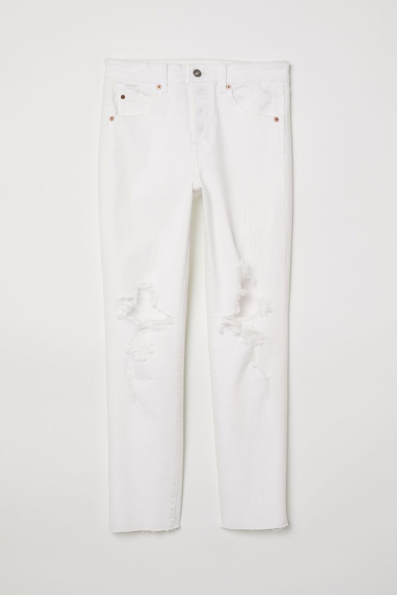 H&M Slim High Cropped Jeans $39.99 | H&M (US)