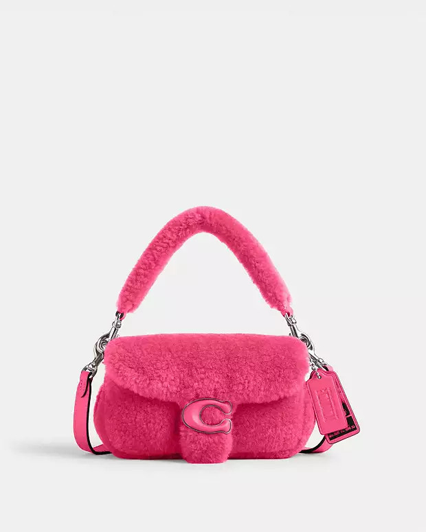The Lil Nas X Drop Tabby Shoulder Bag 18 In Shearling | Coach (US)