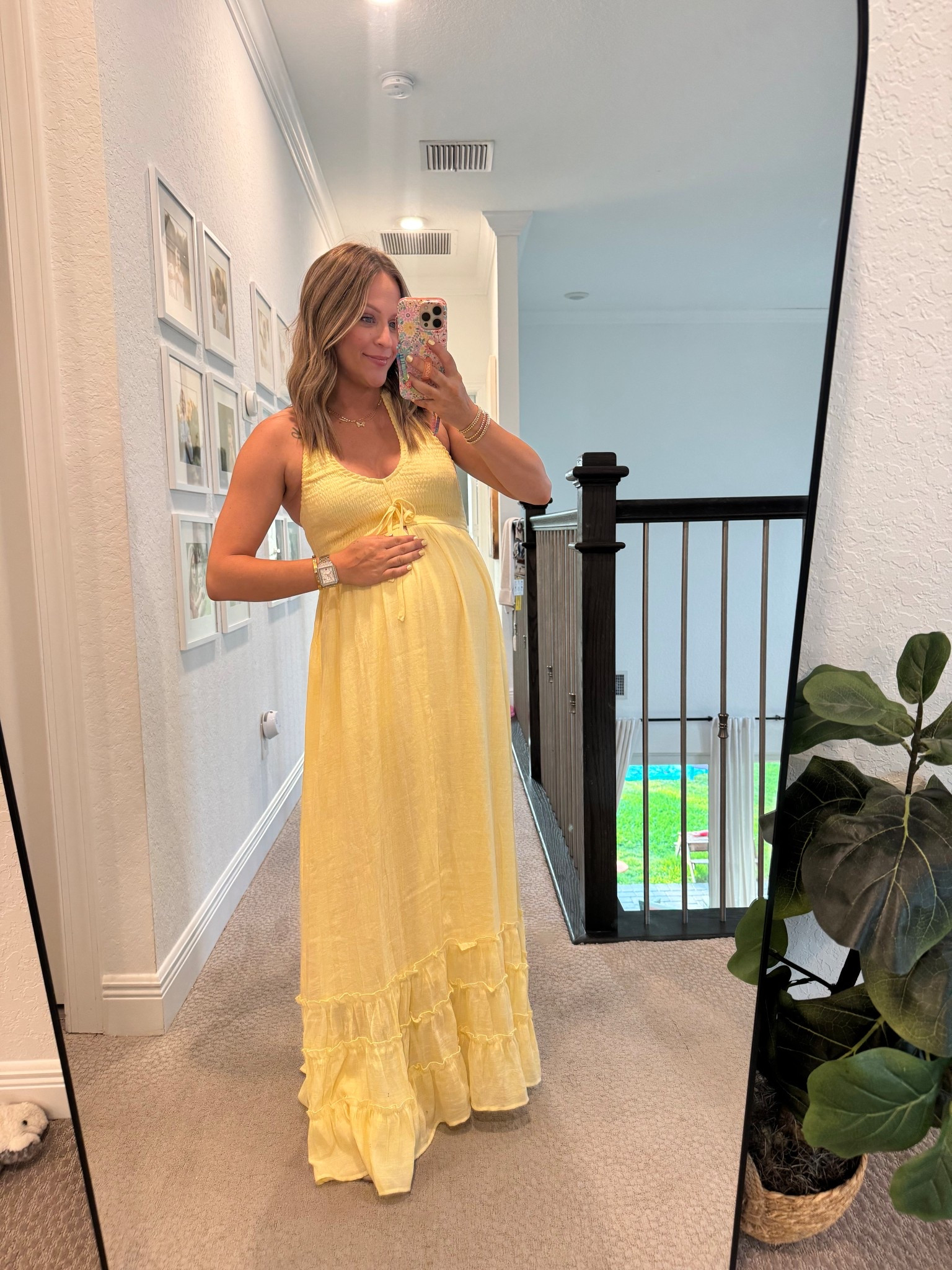 Great maternity dress! Will be so ideal to nurse it the top is smocked super stretchy! Wearing size small 
30% off now code freshfavs 
 


#LTKSeasonal #LTKBump #LTKmomlife