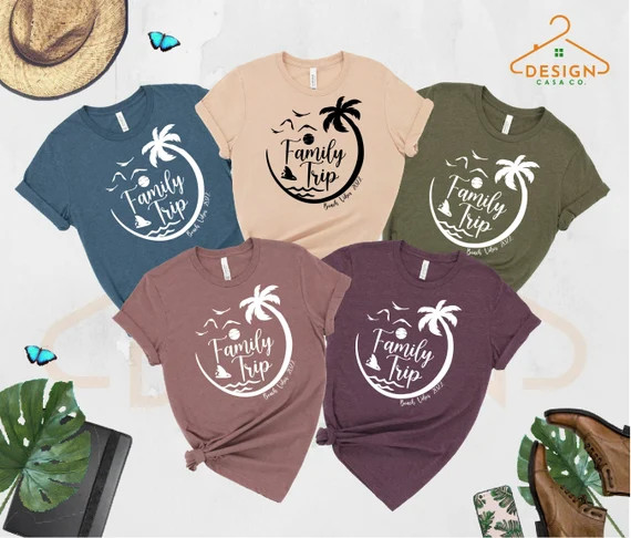 Family Matching Vacation Shirts Family Trip 2022 Shirts - Etsy | Etsy (US)