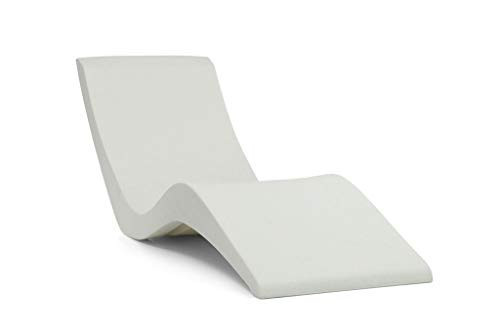 Aqua Outdoors - in-Pool Chaise Lounger - Inside Pool & Sun Shelf Lounge Chair - Designed for Water Depths Up to 9” - Compatible with All Types - Poolside & Sun Deck Tanning - White Granite | Amazon (US)