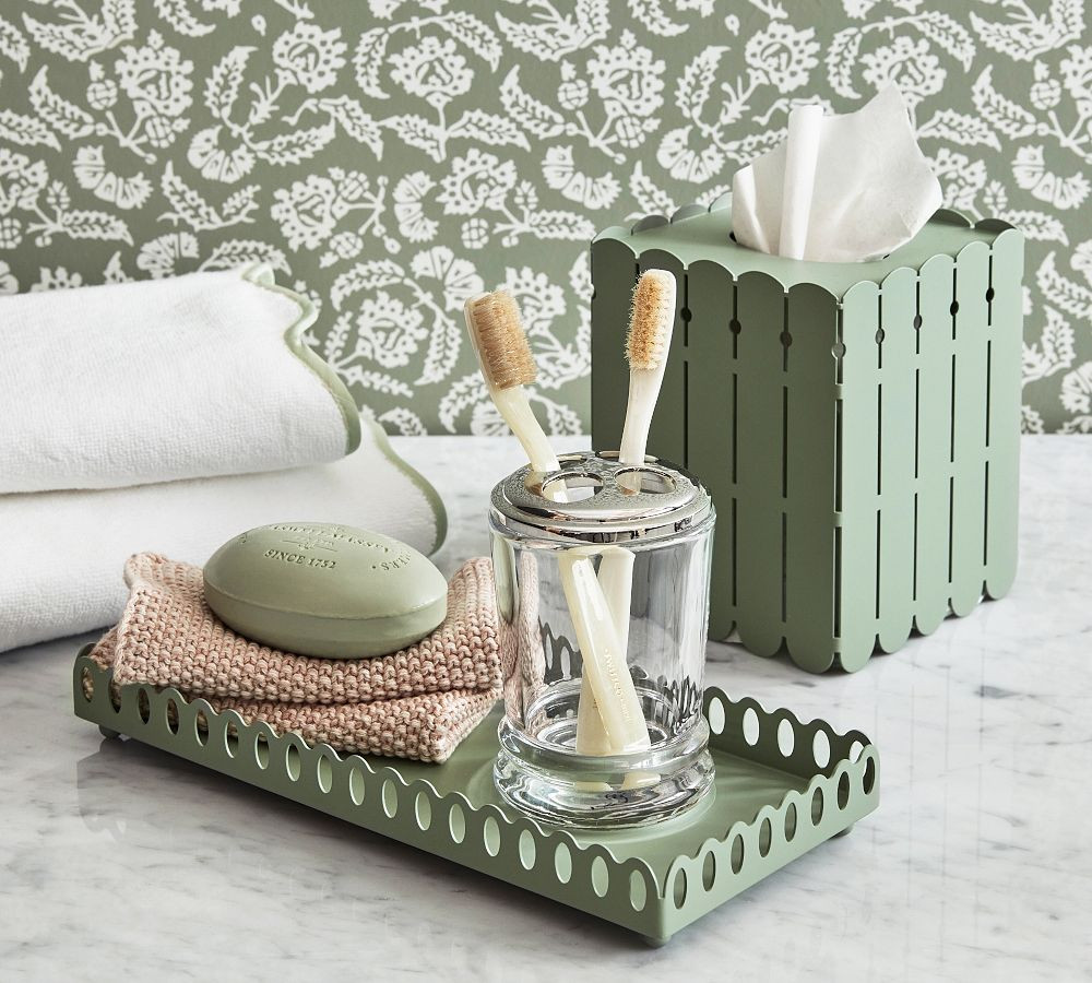 Julia Berolzheimer Scallop Bathroom Accessories | Pottery Barn (US)