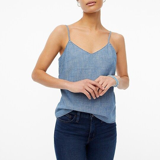 Chambray cami top | J.Crew Factory