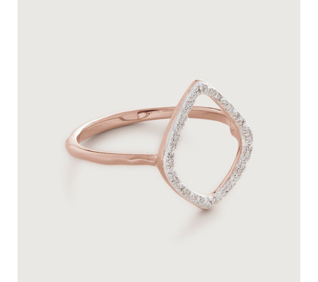 Riva Diamond Hoop Ring | Monica Vinader (Global)