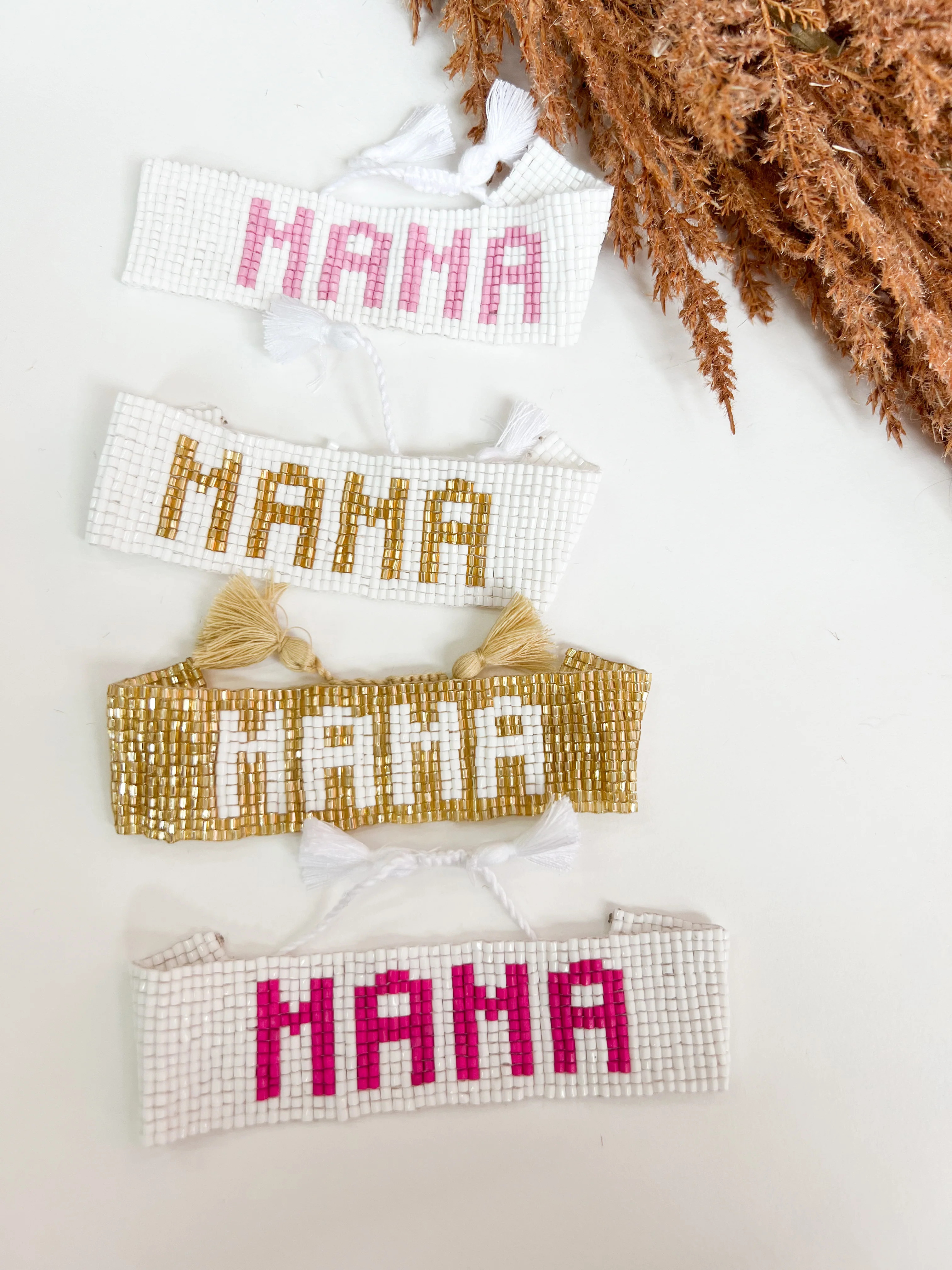 Beaded Mama Bracelet | Reap the Sew Boutique