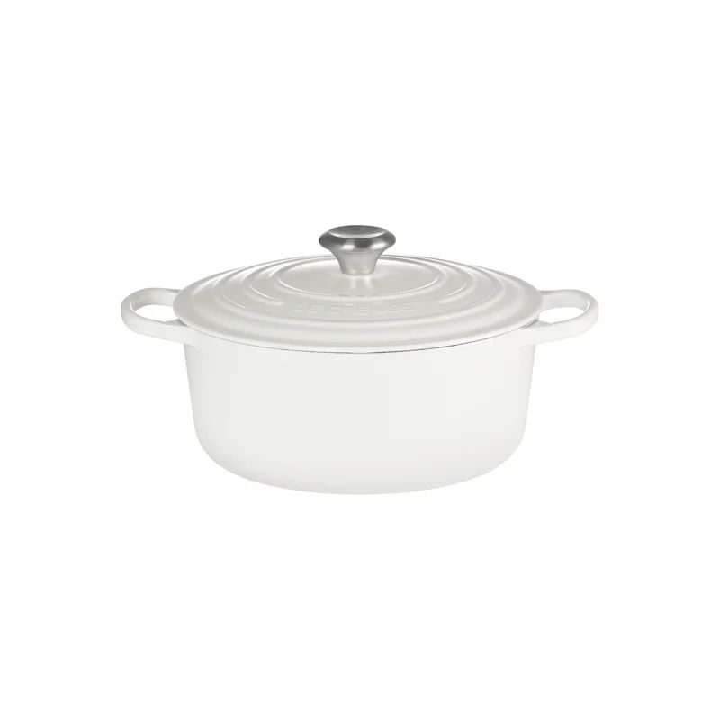 Le Creuset Signature Enameled Cast Iron Round Dutch Oven with Lid | Wayfair North America