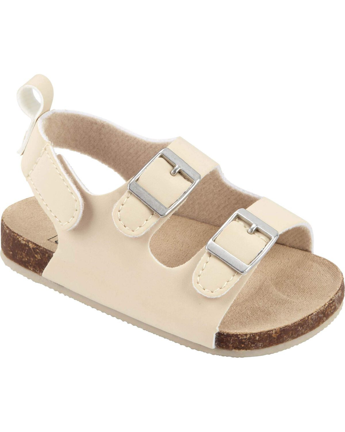 Baby Buckle Faux Cork Sandals | Carter's