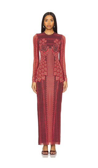 Didi Dress in Rouge Guilded Rose | Revolve Clothing (Global)