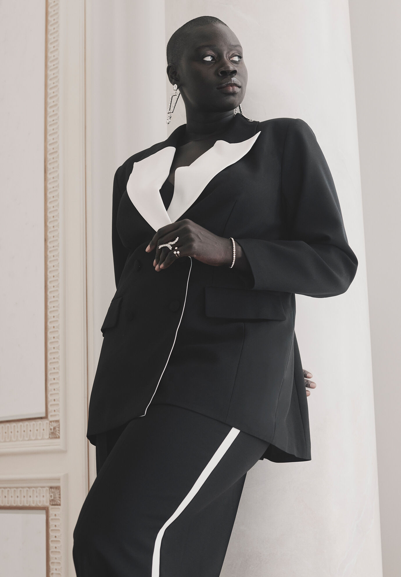 Wide Leg Floor Length Trouser | Eloquii