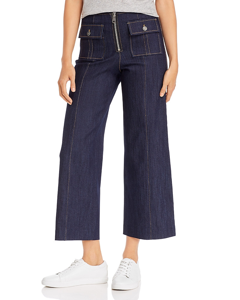 Cinq a Sept Cropped Azure Jeans in Indigo | Bloomingdale's (US)
