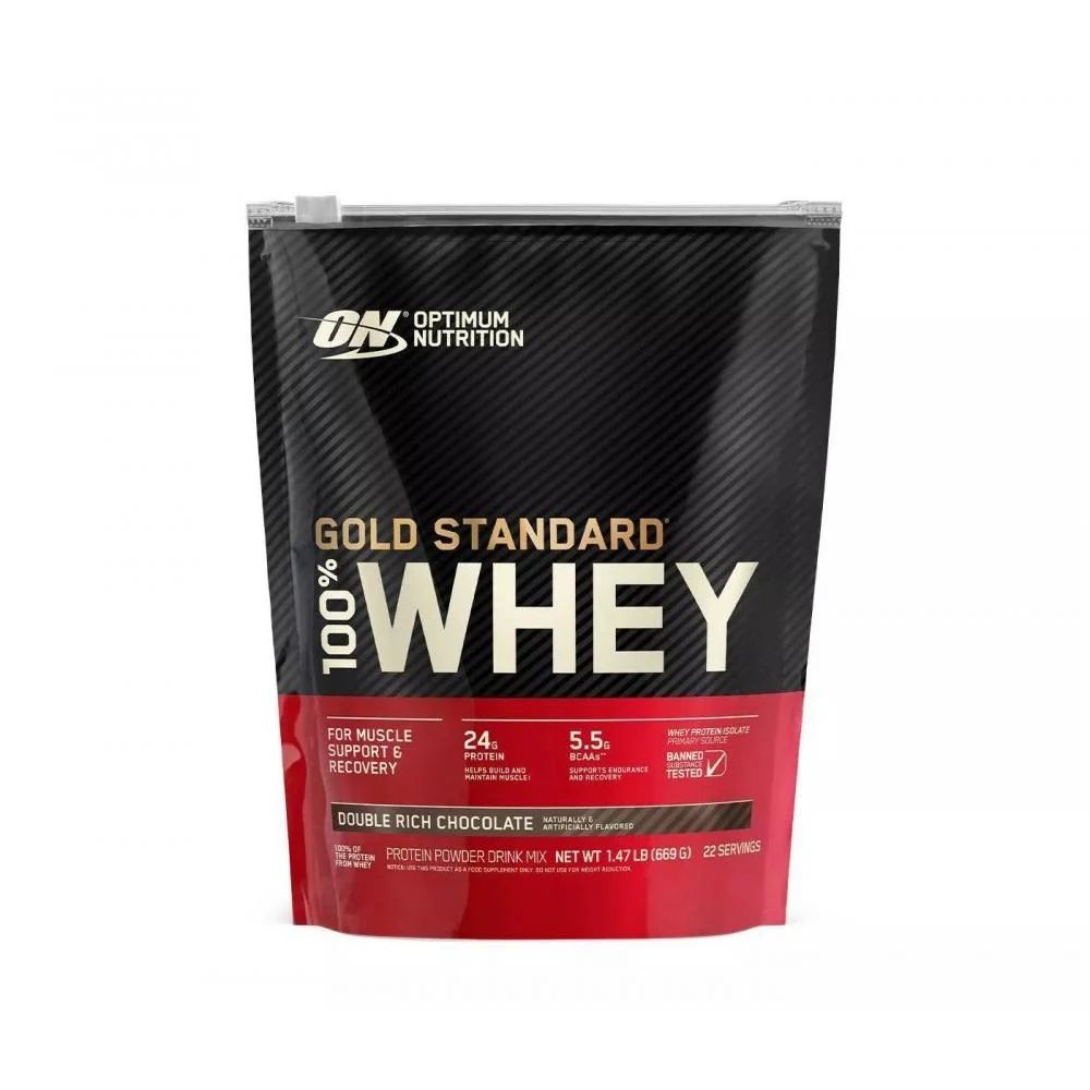 Optimum Nutrition Gold Standard 100% Whey Protein Powder, Double Rich Chocolate, 24g Protein, 1.5... | Walmart (US)