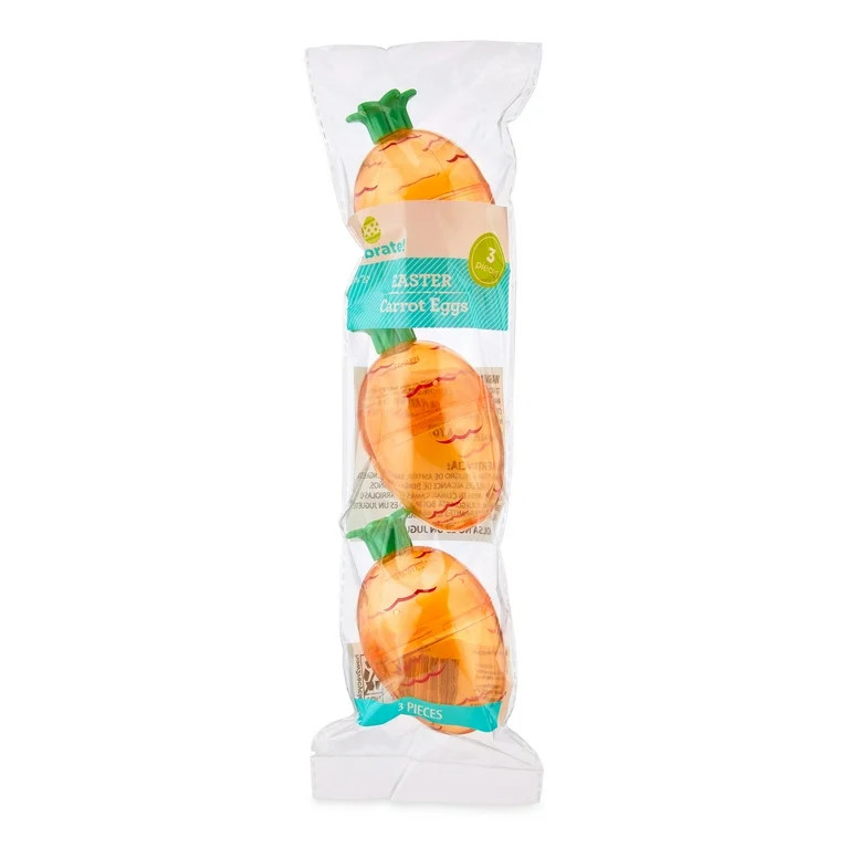 Way To Celebrate Easter Carrot Eggs, 3 Count | Walmart (US)