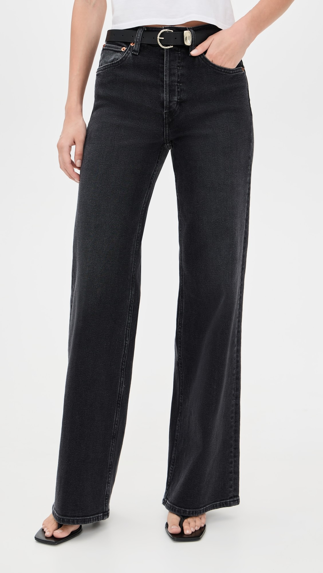 High Rise Wide Leg Jeans | Shopbop