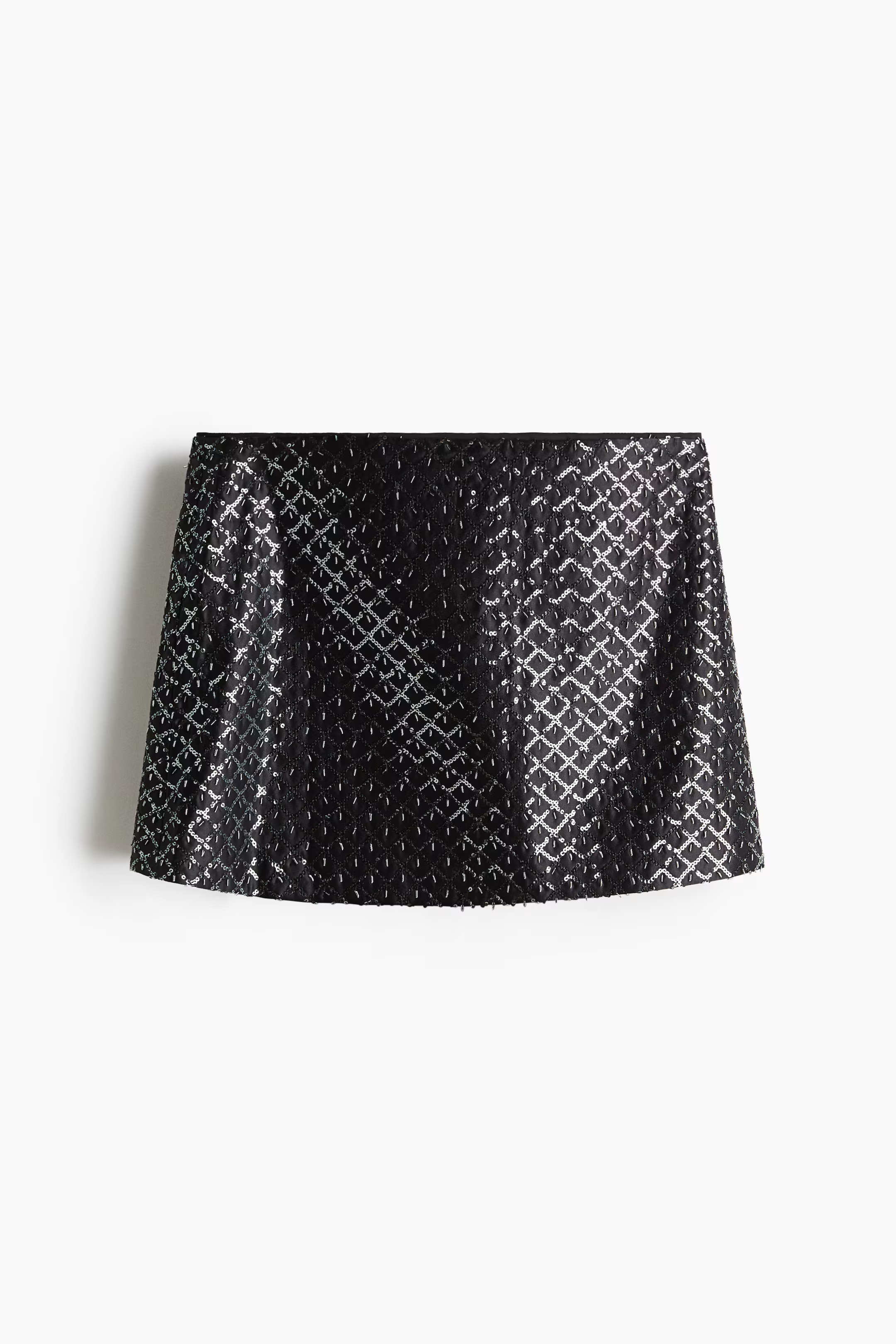 Embellished Mini Skirt - Black - Ladies | H&M CA | H&M (US + CA)