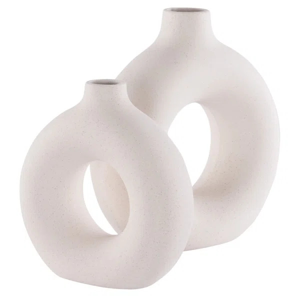Aionna Ceramic Table Vase (Set of 2) | Wayfair North America