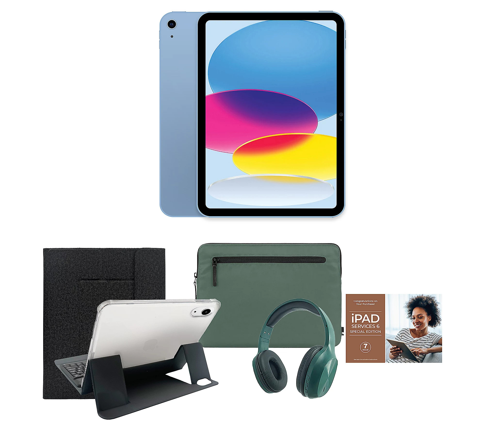 Apple iPad 10.9"" Gen 10 256GB w/ Incase Sleeve, Keyboard & Accs | QVC