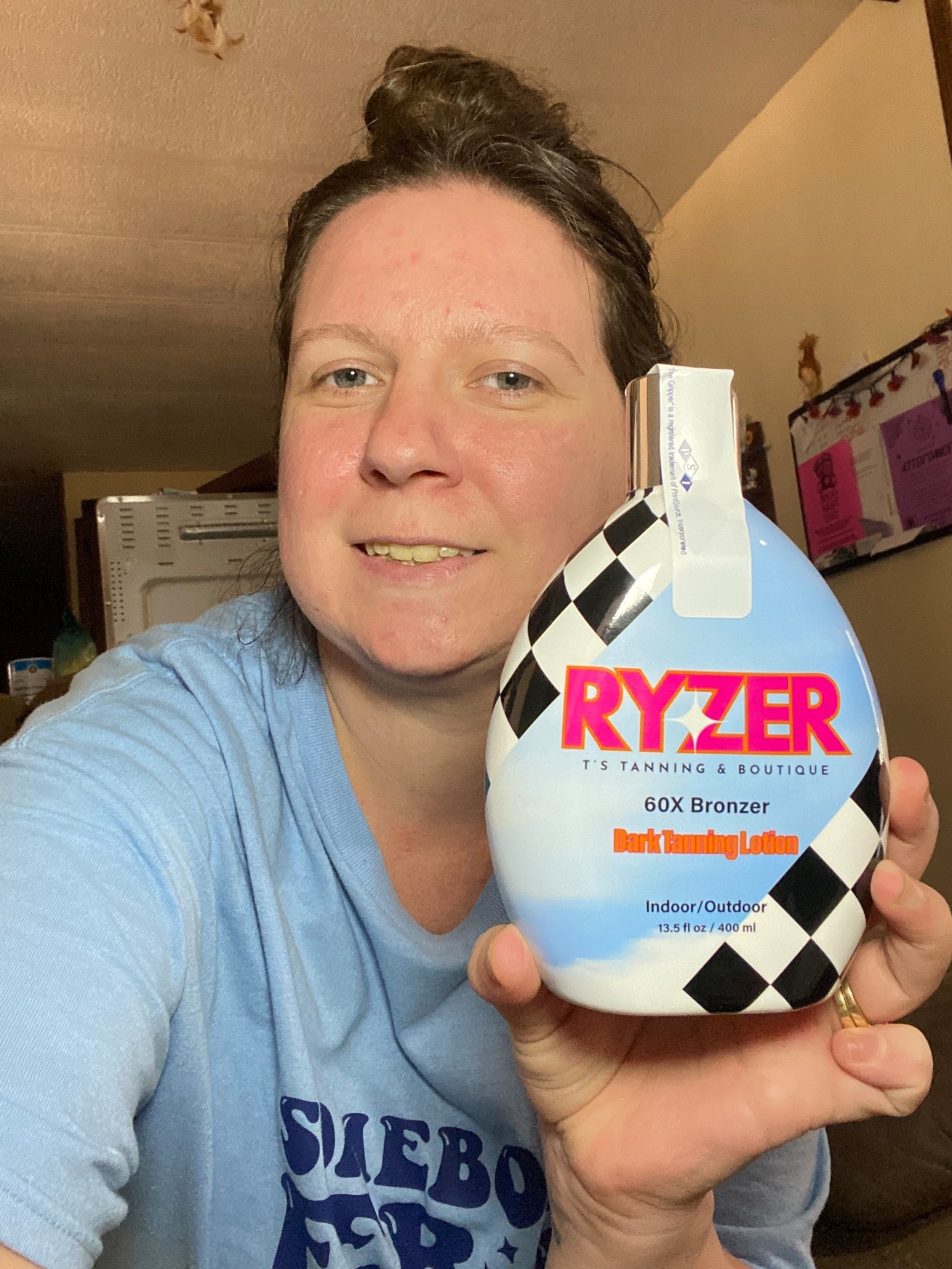 Ryzer tanning lotion, indoor/outdoor/ good for 30 months after opening bottle #tstanningandboutique 

#LTKselfcare #LTKSwim #LTKSpringSale