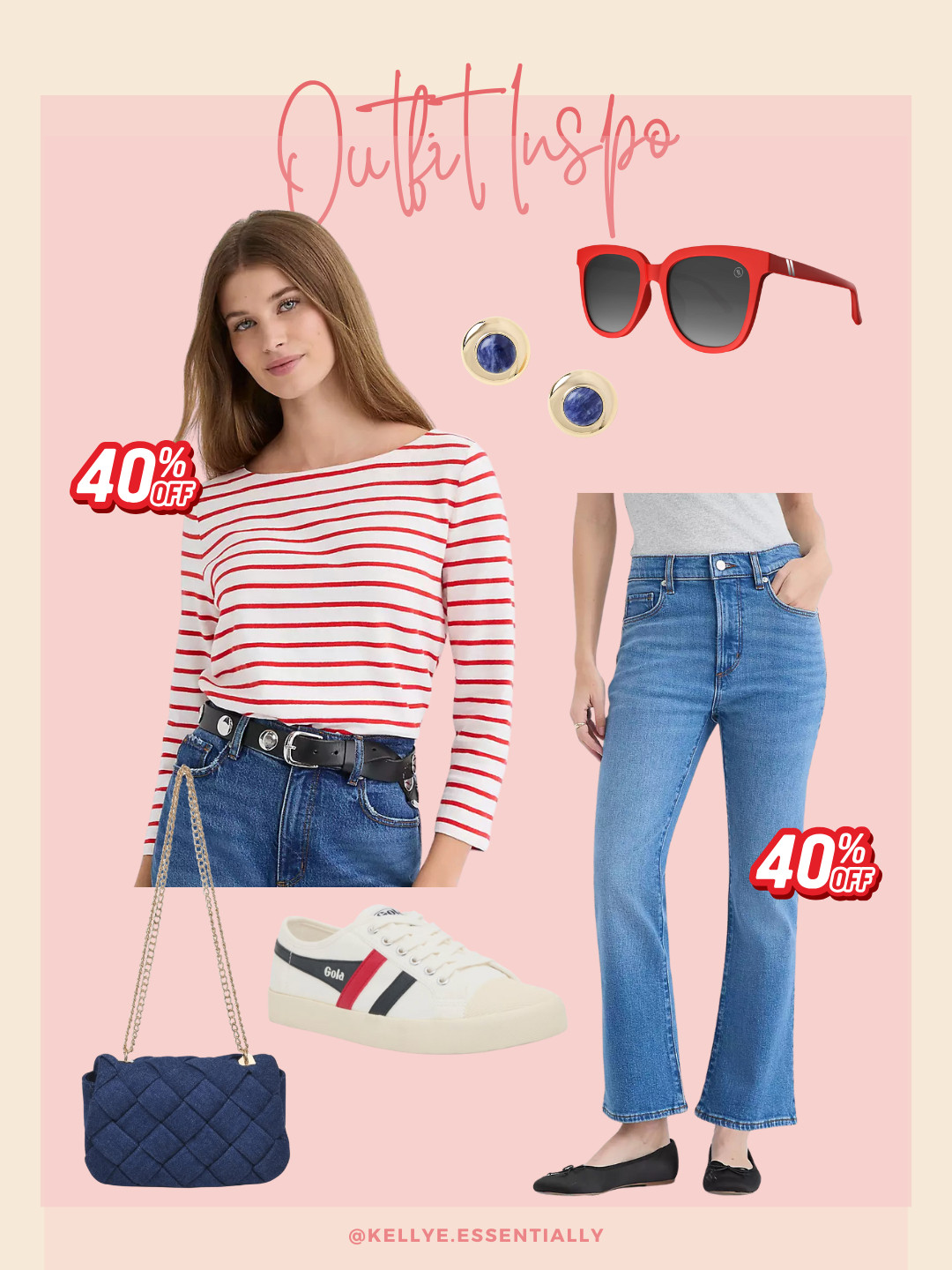 A red and white striped top paired with straight leg jeans is classic, comfortable, and easy to wear year-round.

Add sneakers or flats, a crossbody bag, and simple accessories for an everyday casual look that works for errands, travel, or weekend plans. 

 #LTKootd #LTKSeasonal #LTKSaleAlert