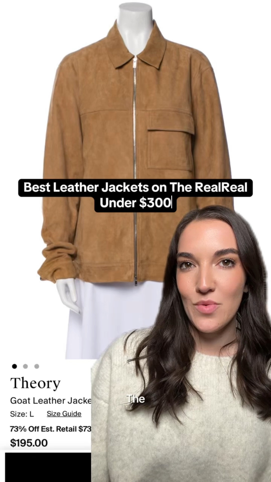 Designer leather jackets under $300 🖤
All from The RealReal. All linked on LTK.
Run, don’t walk.

#LTKGiftGuide #LTKSaleAlert #LTKootd
