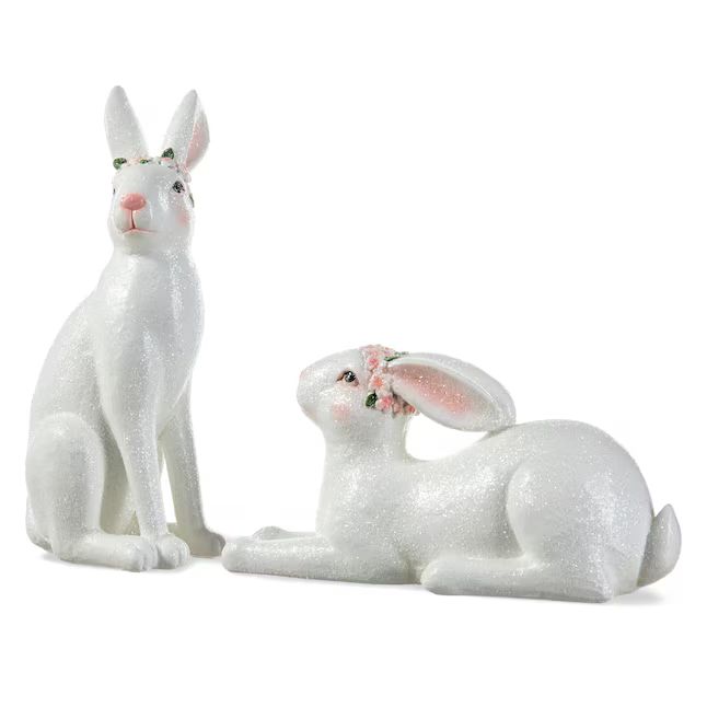 Glitzhome 9.75-in H Easter Tabletop Decoration | Lowe's