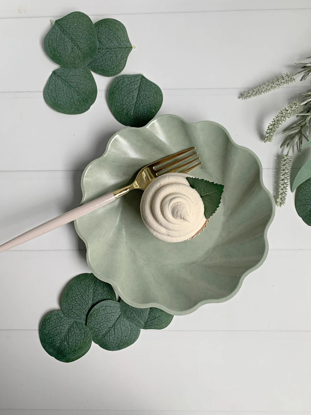 Sage Bamboo Salad Plate - 7.5 Inch | Etsy (US)