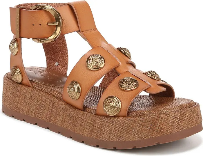 Katy Stud Platform Sandal (Women) | Nordstrom