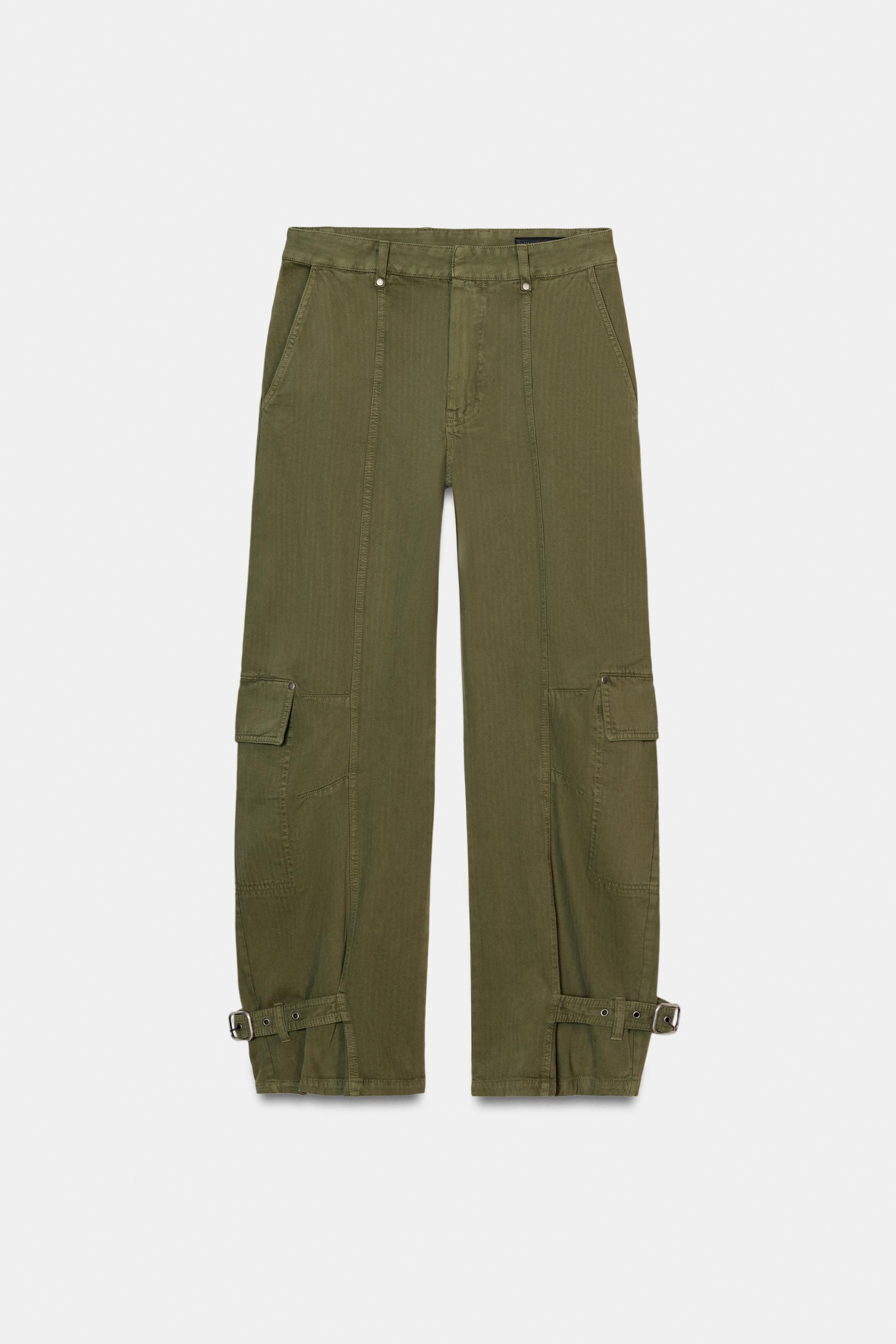 ZW COLLECTION BARREL CARGO TROUSERS | Zara UK