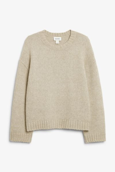 Chunky knit oversized sweater - Brown - Ladies | H&M GB | H&M (UK, MY, IN, SG, PH, TW, HK)
